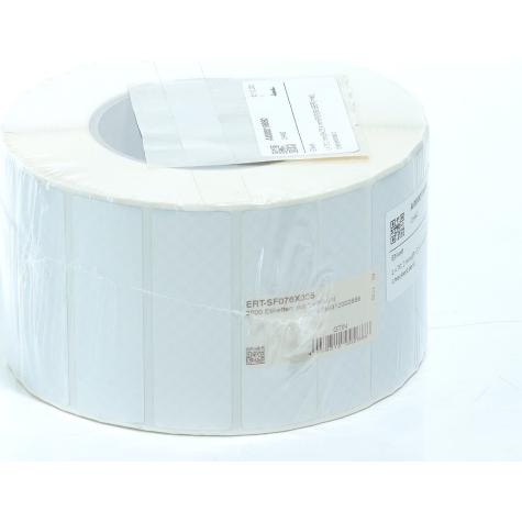 Ettiketten Silber Matt 3000STK pro Rolle  Neu OVP